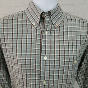 ORVIS Men's Long Sleeve Button Front Plaid Sz M